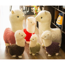 Wholesale Most Cutest Amuse Alpaca Toy, Custom mini baby /rainbow/life size/stuffed plush alpaca toy